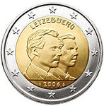 LUXEMBURG: 2€ 2006 Suurherttua Guillaume