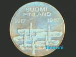 Финляндия: 10mk Независимая Финляндия 50 лет 1967 KL.9.