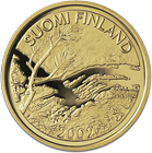 100 € 2002/2 PP, First Finnish gold euro.