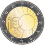 BELGIA: 2€ 2013 Ilmatieteen laitos 100v.