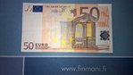 SUOMI: 50€ seteli L/R047 KL.5-6 Mario Draghi
