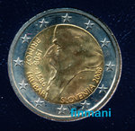 SLOVENIA: 2€ 2008 Primo Trubarin syntymän 500.vuosipäivä