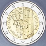 FINLAND: 2 € Special Euro 2016 Georg Henrik von Wright