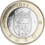 SUOMI: 5€ 2011/7UNC Hämeen maakunta raha