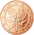 SAKSA: 5 senttiä vuodelta 2002 G