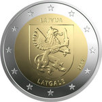 LATVIA: 2 € 2017 Latgale
