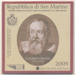 SAN MARNO: 2€ 2005 Galileo Galilei