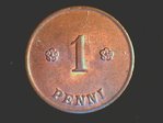 FINLAND: Republiken 1 Penni väljer år 1919-1924 och skick