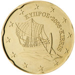 KYPROS: 20 senttiä vuodelta 2017