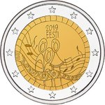 ESTLAND: 2 € 2019 Estonian Song Festival 150 år