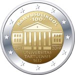 VIRO: 2€ 2019 Tarton yliopisto 100v.