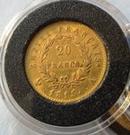 Франция 20 пв. Наполеон I 1815 A 6.45161 г Золото (.900)