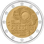 SLOVAKIA: € 2 2020 OECD 20 years UNC