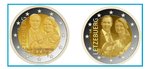 2x2 EURO LUXEMBOURG 2020 PRINCE CHARLES BIRTH OF BOTH VERSIONS