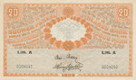 Banknote 20 FIM 1909-18 Select the banknote from the table below