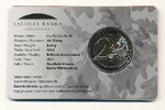 Latvia 2 € 2021 De Iure 100 BU coincard