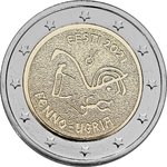 VIRO: 2€ 2021 Suomalais-ugrialaiset kansat