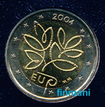 SUOMI: 2€ 2004 EU:n laajeneminen "Risuraha" Proof