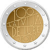LATVIA: 2 € 2021 De Iure 100